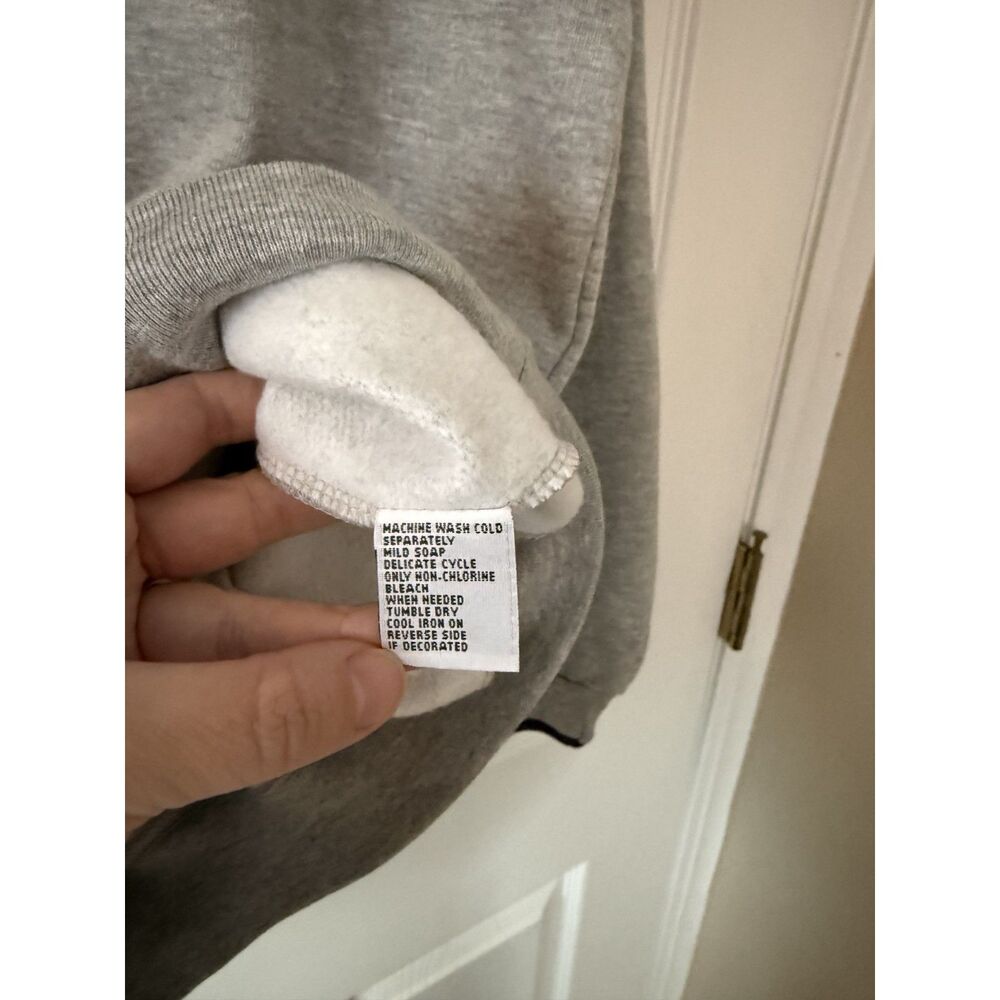 Vintage‎ Disney Winnie The Pooh Embroidered Sweatshirt - Grey & Navy - Large - Picture 7 of 9